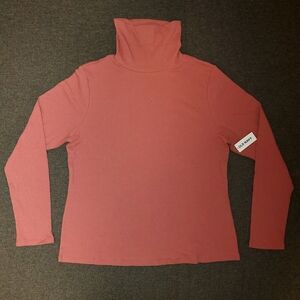 Old Navy Pink Turtleneck Sweater